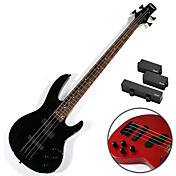 Derulo - (basshero) Linden E-Bass mit Gig Bag / Gurt / Picks / Kabel