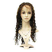 Lace Front 100% Brazil Remy Hair Deep Wave Long Wig