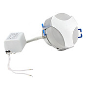 3W 110LM RGB Light 3-Fillets Shaped LED Ceiling Bulb (85-265V)