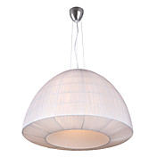 Comtemporary 3 - Light Iron Pendant Lights with Fabric Shade Mushroom Designed