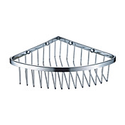 Contemporary Brass Triangle One Layer Wall-mounted Soap Basket