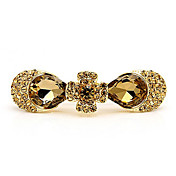 nydelig legering med rhinestones bryllup / kveld barrette