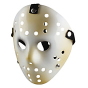 Máscara Gruesa de Jason para Halloween - Blanca