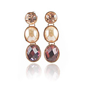 Charming 18K Gold Plated Cubic Zirconia Drops Earrings(More Colors)