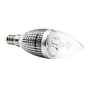 Ampoule LED Bougie Blanc Chaud (220V), Variateur d'Intensité, E14 4W 360-400LM 3000-3500K