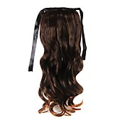 20 polegadas um pedaço castanho ponytails extensões de cabelo