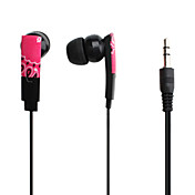 Flower Print In-ear Stereo Earphone Earbuds