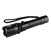 wiederaufladbare 3-Modus LED-Taschenlampe mit Angriff Krone und Kompass (1x18650)