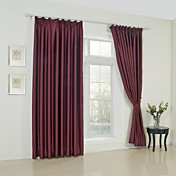 (Zwei Platten) solid red classic Verdunkelung Gardinen