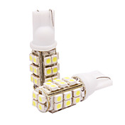 T10 Car Light em um par (1210, 1.5W, Lumen (LM) 120, temperatura de cor 6000-6500K, 12V, com 28 LEDs, de luz branca)
