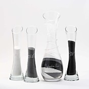 gepersonaliseerde eenheid zand ceremonie set - set van 4 (zand niet inbegrepen)