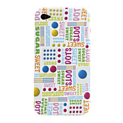 Modello Zucchero Dots Custodia morbida per iPhone 4 e 4S