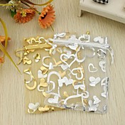 heart projeto favor com fita - conjunto de 12 (mais cores)