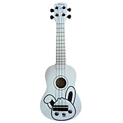 (Bunny) Basswood Sopraan Ukulele met zak / String / Picks