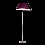 60W Comtemporary Purple Floor Light with 1 Light in Chrome Finish