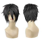 cosplay pruik geïnspireerd door het zwaard kunst online kirito zwart ver.