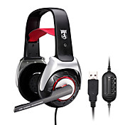 bingle confort de jeu usb casque avec salut-sensibilité du microphone