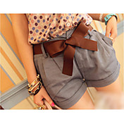 kleurblok hoge taille korte broek
