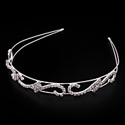 Einfache Legierung mit Strass Damen Stirnbänder