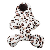 leopardo casaco felpudo padrão de impressão com capuz para cão (s-xl)