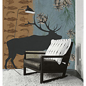 Moderne grafik Natur og Animal Mural