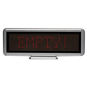 74mW plástico vermelho LED Mini Cartão conhecido Board / LED com bateria modos multi Alimentado