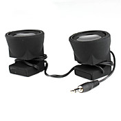 Portable 3.5mm Stereo Dual Speaker for iPhone iPad Cellphones Tablets