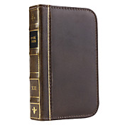 Flip Bookbook Ægte læder tegnebogen taske til iPhone 4/4S