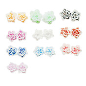 50X 3D Keramik Pfingstrose Anwendung Nail Decorations (Random Color)