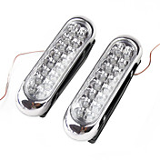 2 x grille de voiture Universal Jour Pluie Aux 16 LED White Light