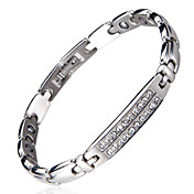 Éclat Titanium Bracelet Acier Santé (TB02)