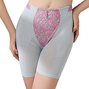 Chinlon cintura alta meio da coxa Shaper Shapewear Breve Diário