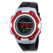 Unisex Multi-Functional PU Digital Automatic Wrist Watch