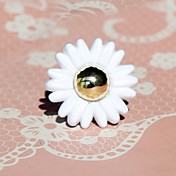 Blanc alliage Pays Fleur Lolita Anneau