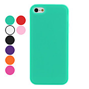 Solid Color Soft Case for iPhone 5 (Assorted Colors)