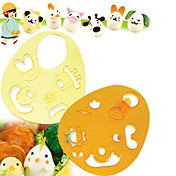 Cute Animal Shaped Egg Mold (3-Pack)