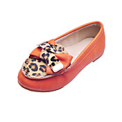 Kids' Leatherette Flat Heel Closed Toe With Fur Party/Evening Shoes