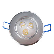 3W LED Ceiling Light with 3 LEDs in Round Feature