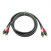 2 RCA Audio Signal Cable Support-DVD in TV (3 m)