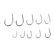 Alto tenore di carbonio Chinu Pesca Ganci Set (1000 pezzi 10 misure 0,5 # # -8)