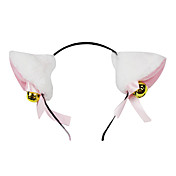 White Cat orecchie di Halloween caschetto con Bell Ring (1 pezzo)