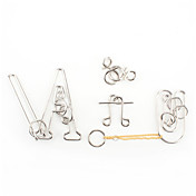 Rompecabezas de metal IQ Puzzle Anillos (4-Set)