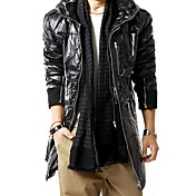 Hoodie dos homens de espessura baixo casaco