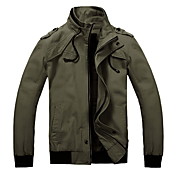 jaqueta masculina gola ocasional estande