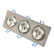 3W LED Ceiling Light with 3*3LEDs in Rectangle Feature