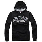 mænds print hoodie frakke