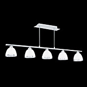 25W E14 Glass and Metal Canopy Chandelier