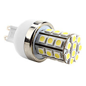 G9 6W 30x5050 SMD 500-550LM 6000-6500K Natural White Light LED Corn Bulb (220V)