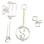 Rompecabezas de metal IQ Puzzle Anillos (4-Set)