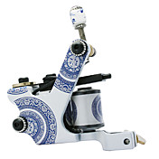 Blue and White Porcelain Coil Tatoo Machine Gun for Lining and Shading